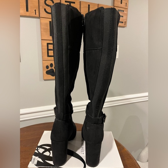 Women's Black Suede Boots Worn 1x Excellent condition Kelly & Katie Size… - Picture 4 of 14